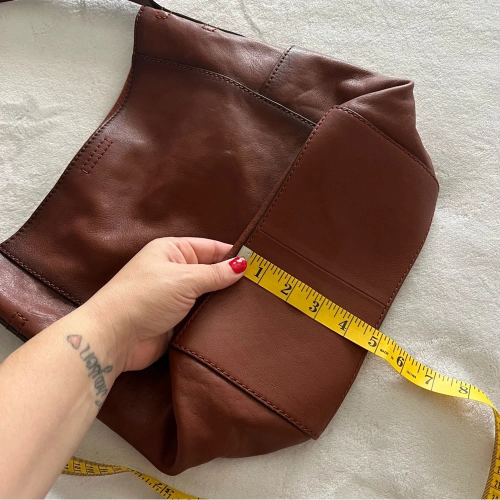 FRYE Leather Side Pocket Boho Purse